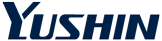 Yushin logo - PMS282C