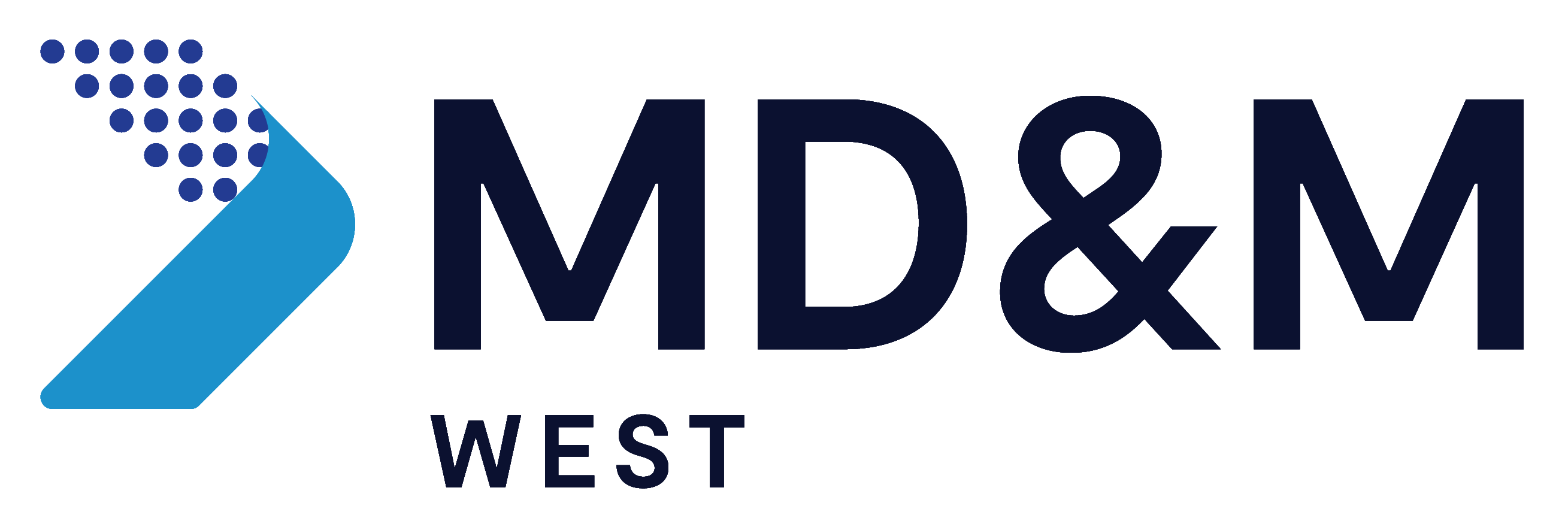 MDM West color logo